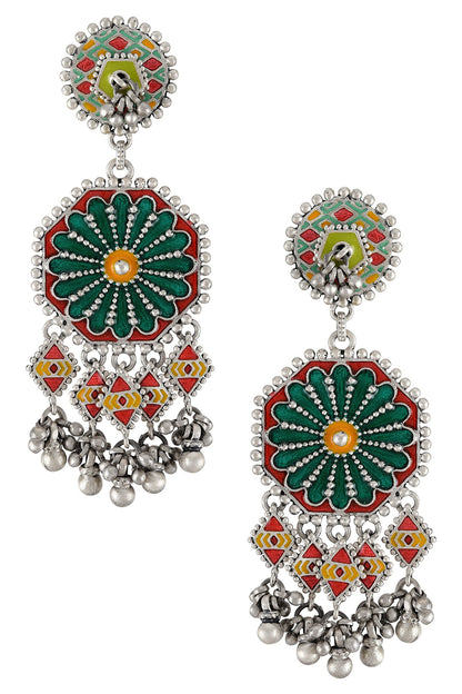 Alpana Ghungroo Dangler Earrings 