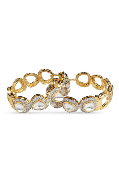 Cubic Zirconia Embellished Earrings 