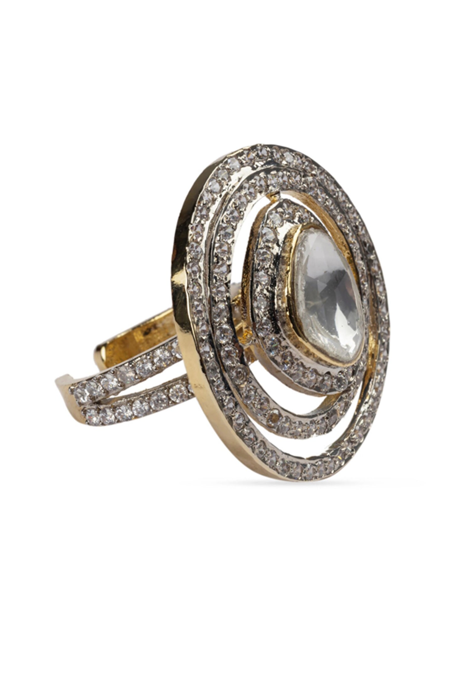 Kundan Embellished Ring 
