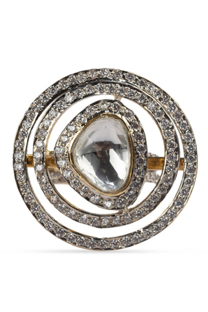 Kundan Embellished Ring 