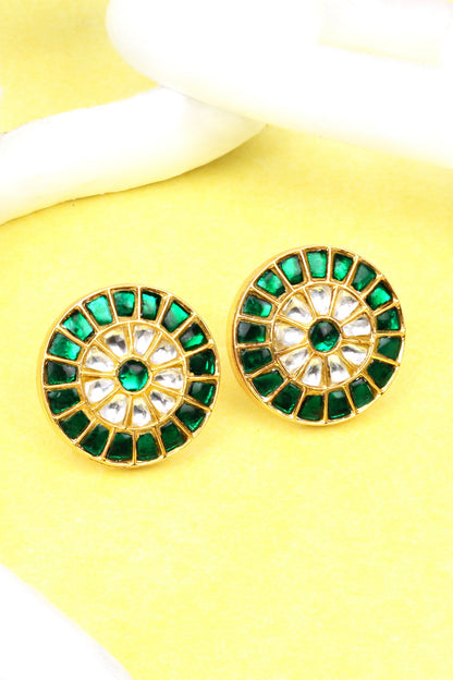 Stone Studded Stud Earrings 