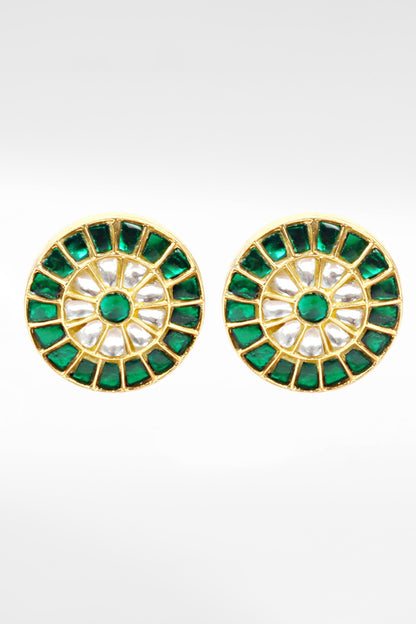 Stone Studded Stud Earrings 