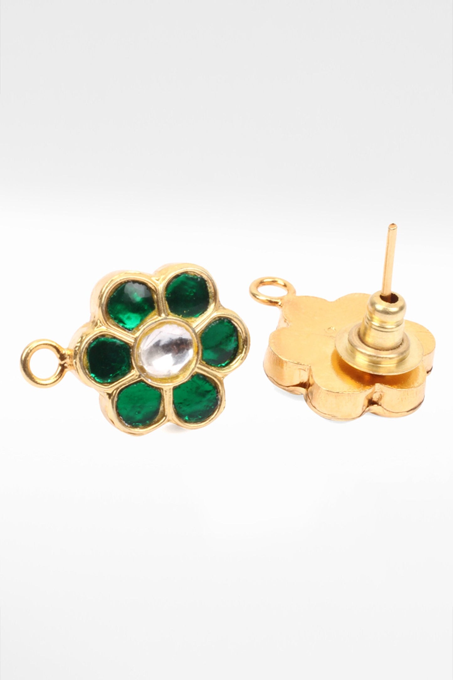Floral Embellished Stud Earrings 