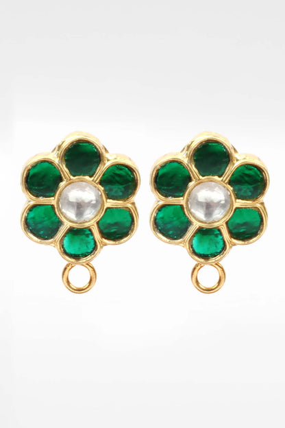 Floral Embellished Stud Earrings 