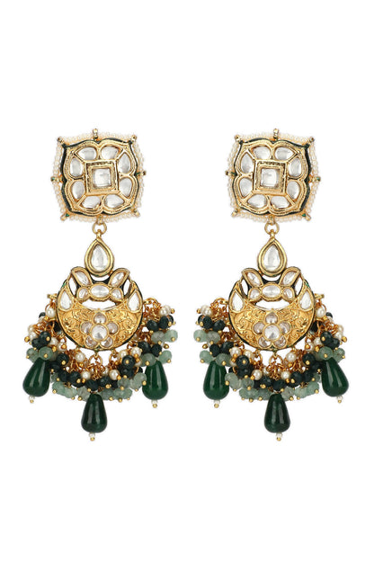 Embellished Pendant Drop Necklace Set 