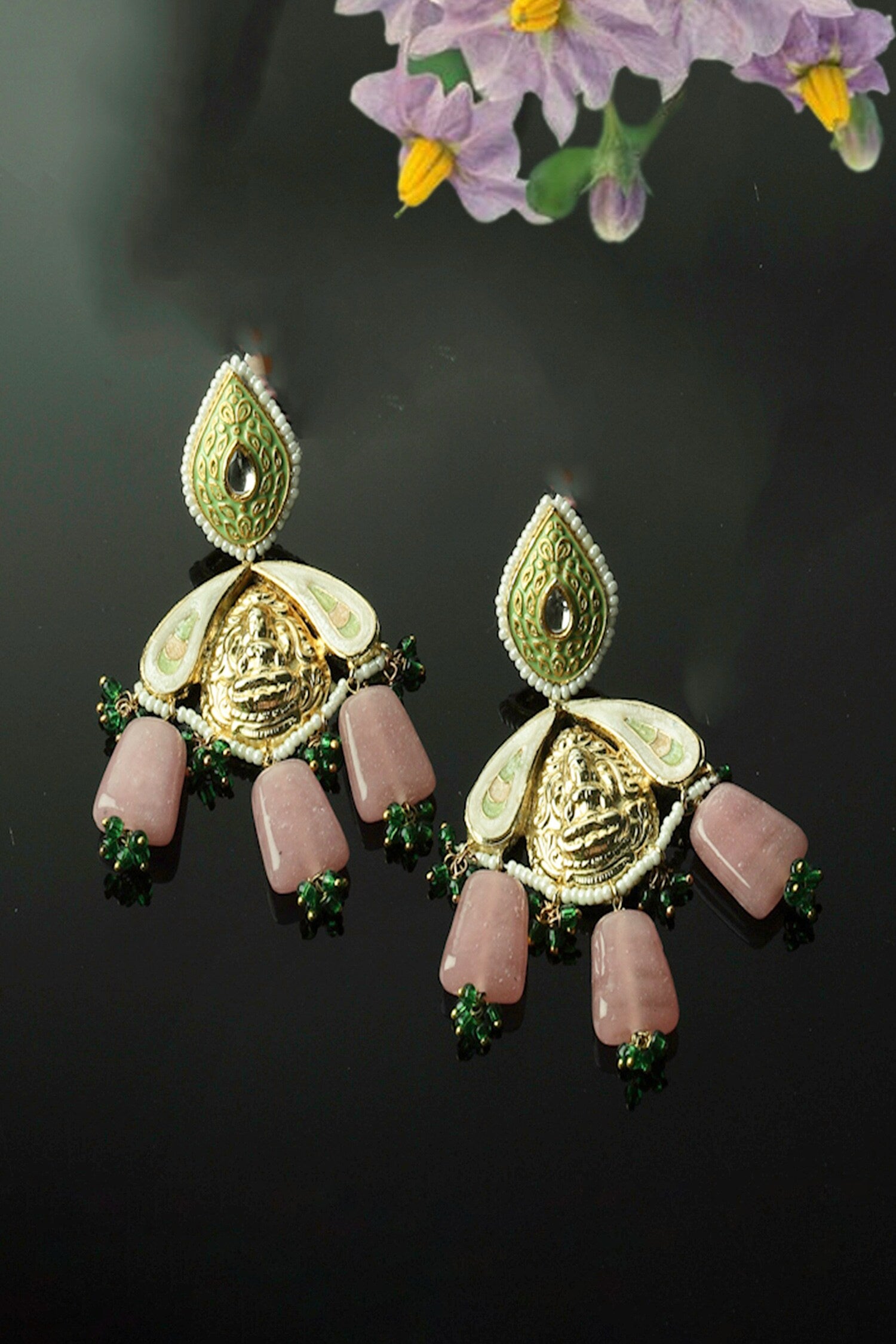 Kundan Embellished Earrings 