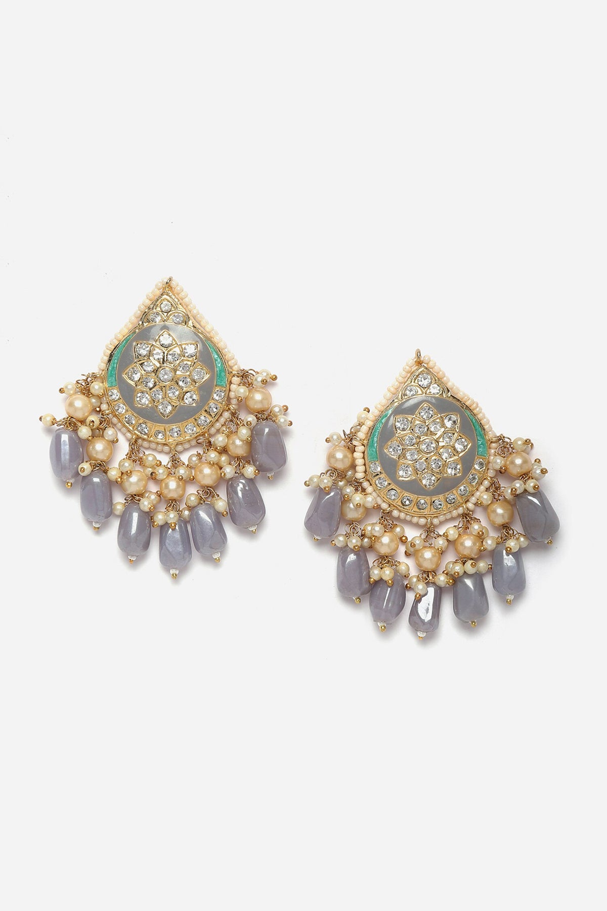 American Diamond Embellished Earrings 