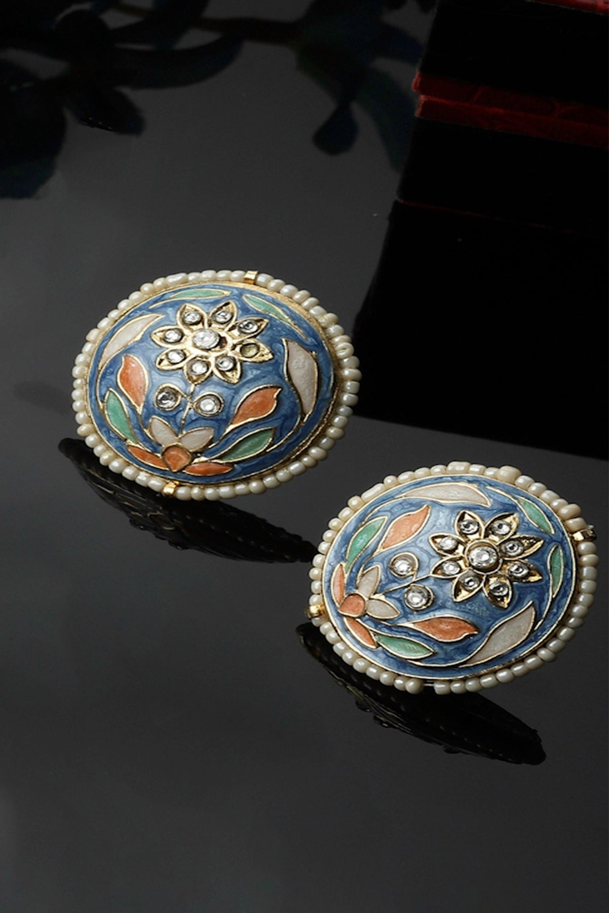 Pearl Embellished Studs 