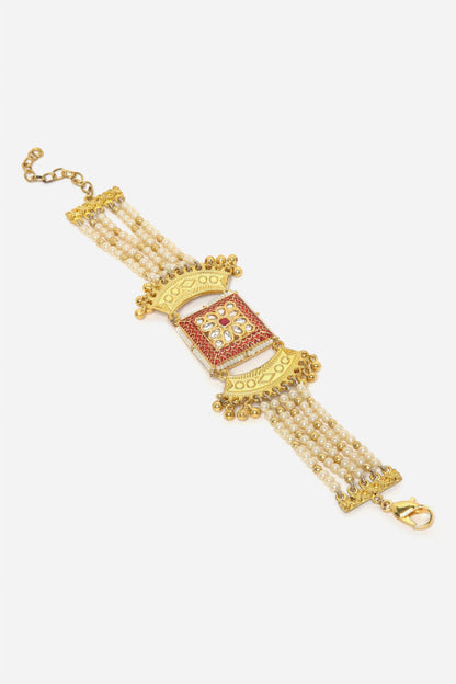 Pearls Embellished Bracelet 