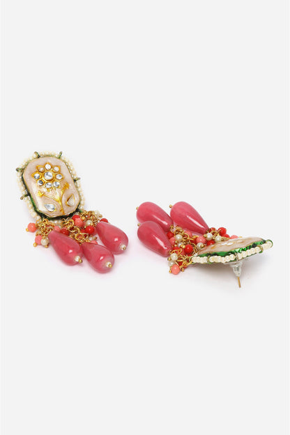 Meenakari Work Choker Necklace Set 