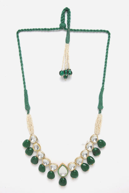 Kundan & Stone Embellished Choker Necklace 