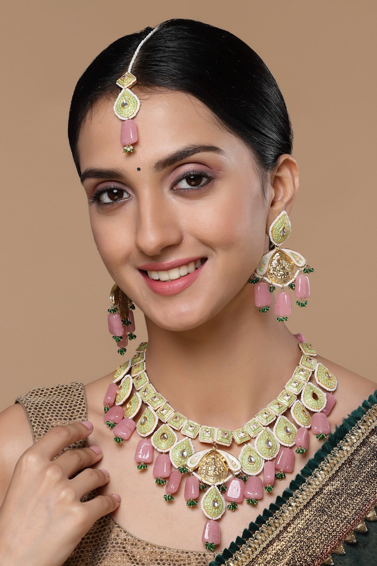 Vintage Meenakari Work Necklace 
