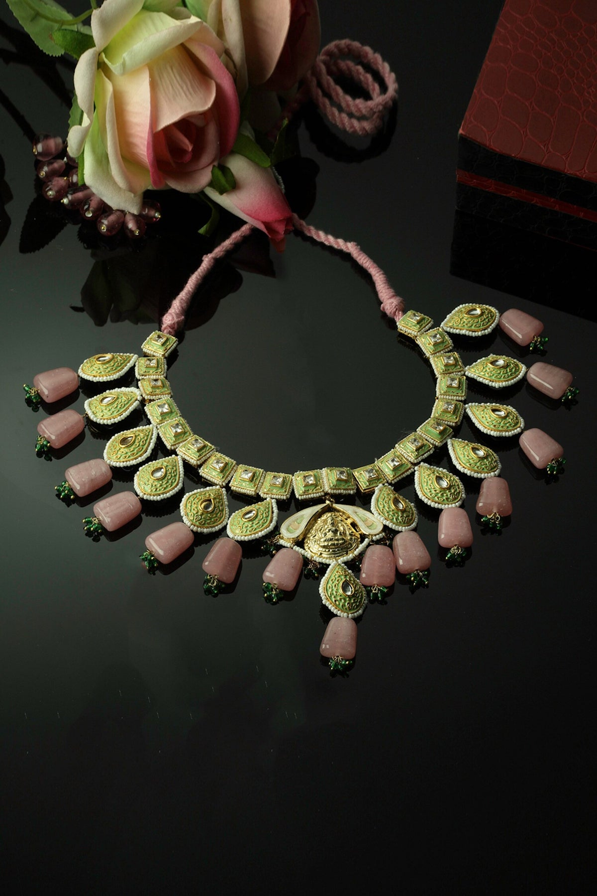 Vintage Meenakari Work Necklace 
