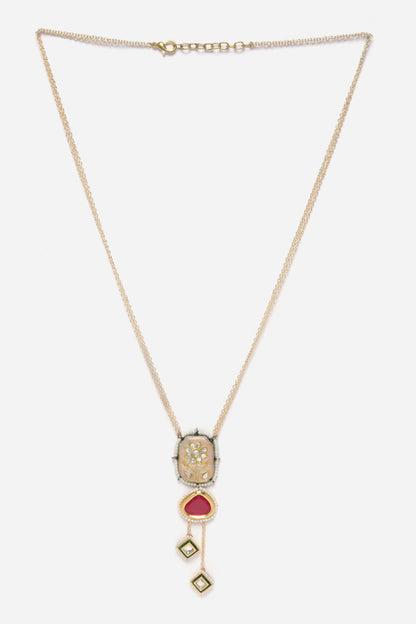 Meenakari Work Pendant Necklace 