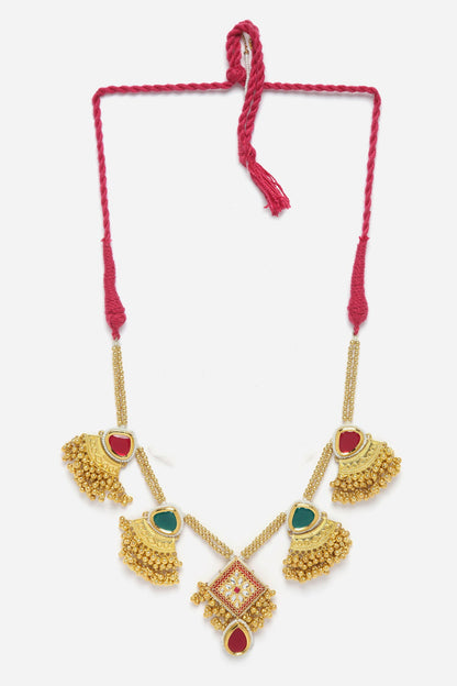 Kundan Embellished Necklace 