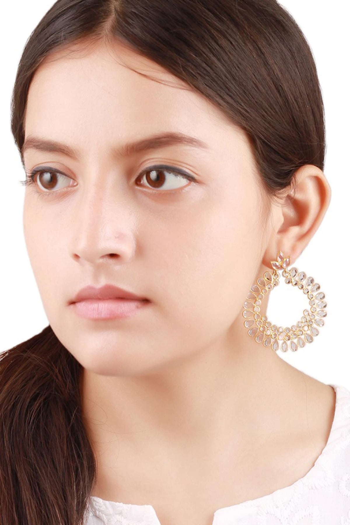 Stone Studded Earrings 