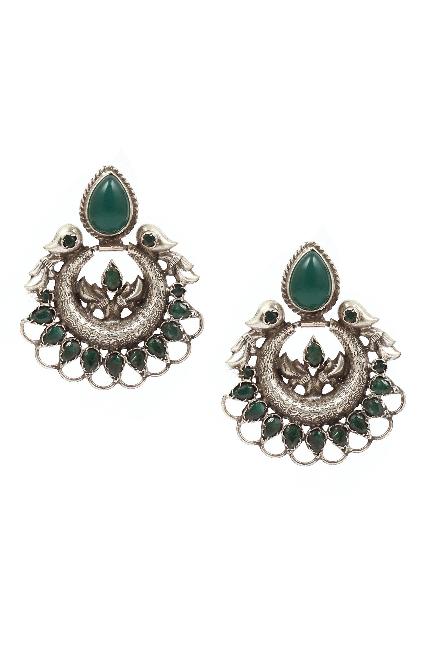 Stone Studded Chandbalis 