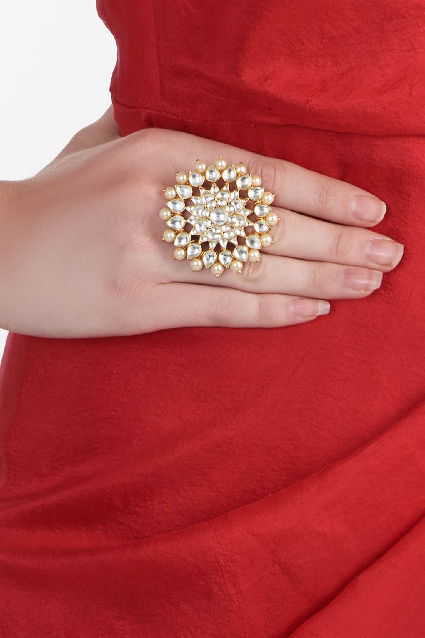 Floral Stone Ring 