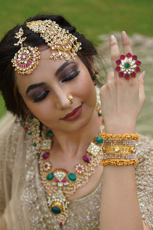 Floral Stone Ring 