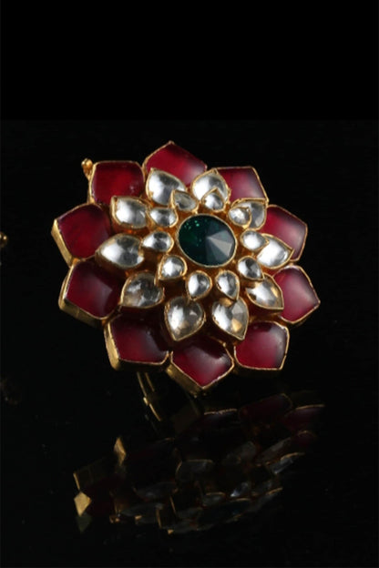 Floral Stone Ring 