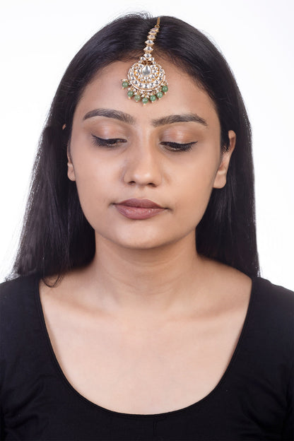 Bead Drop Maangtikka 