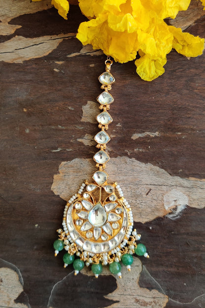 Bead Drop Maangtikka 