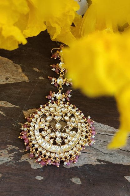 Bead Drop Maangtikka 