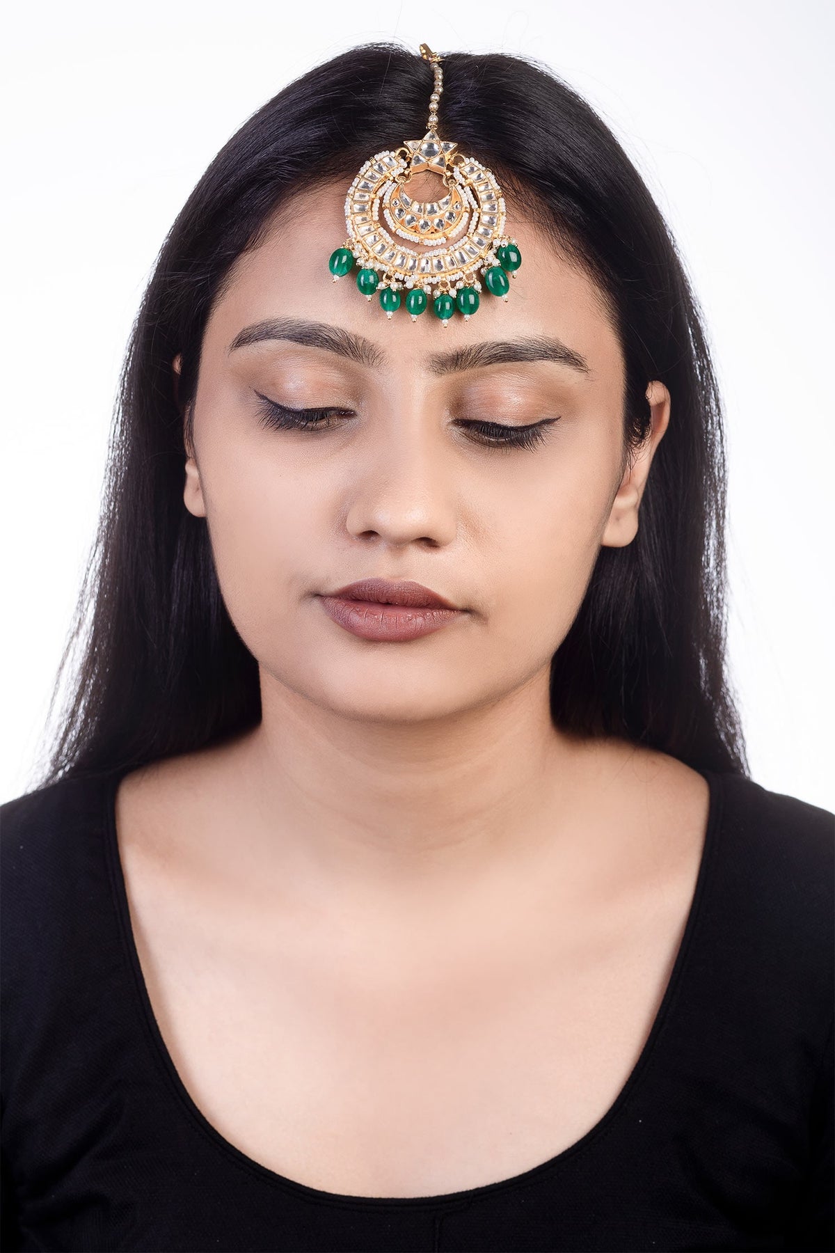 Bead Drop Maangtikka 