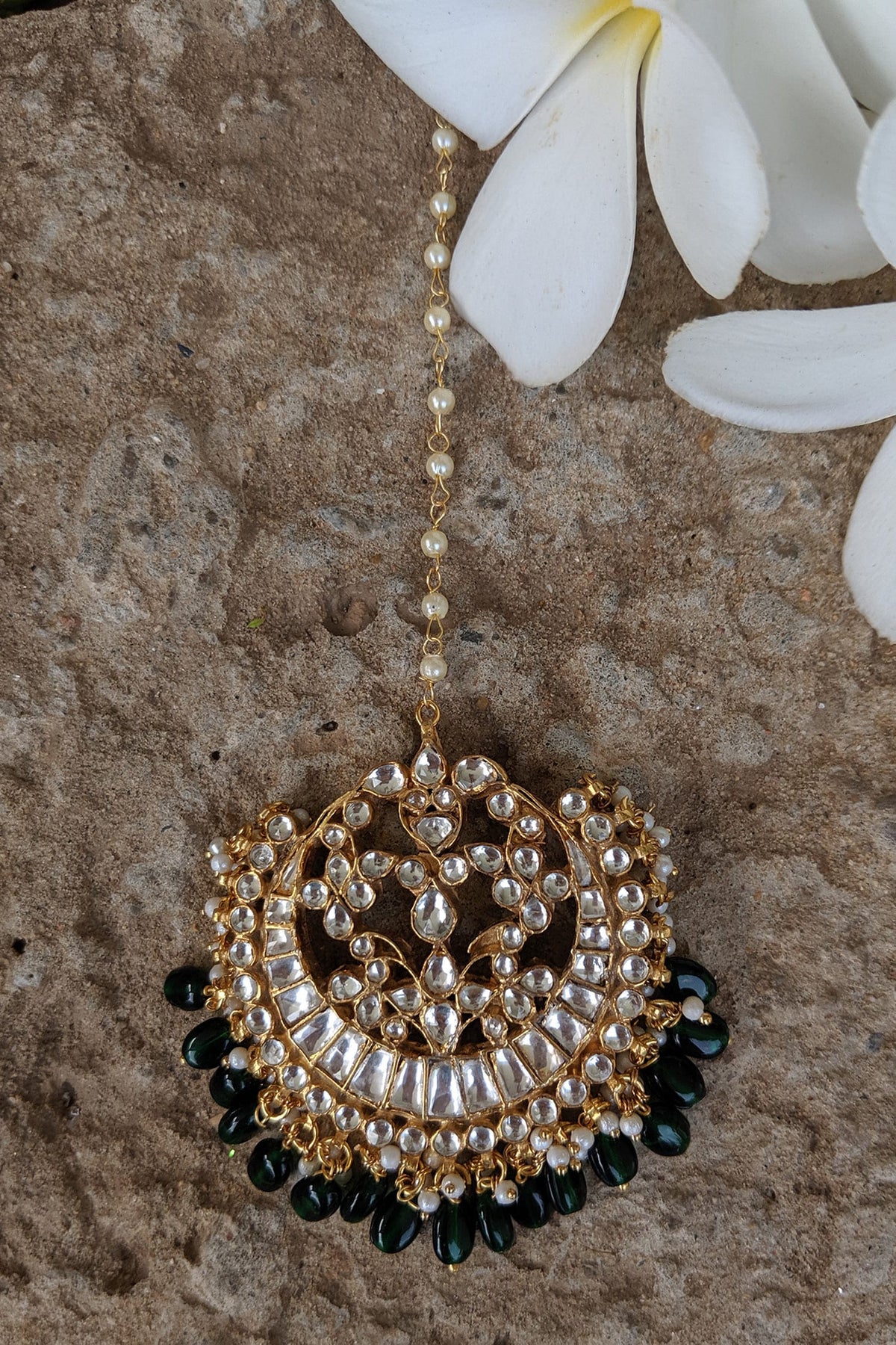 Bead Drop Maangtikka 