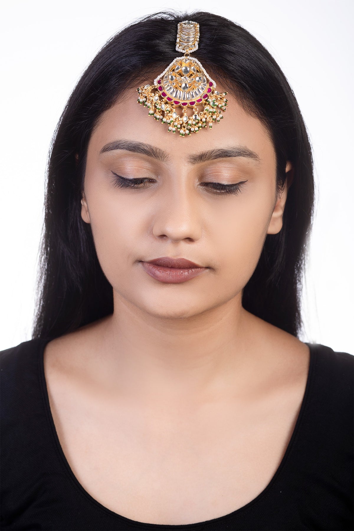 Bead Drop Maangtikka 