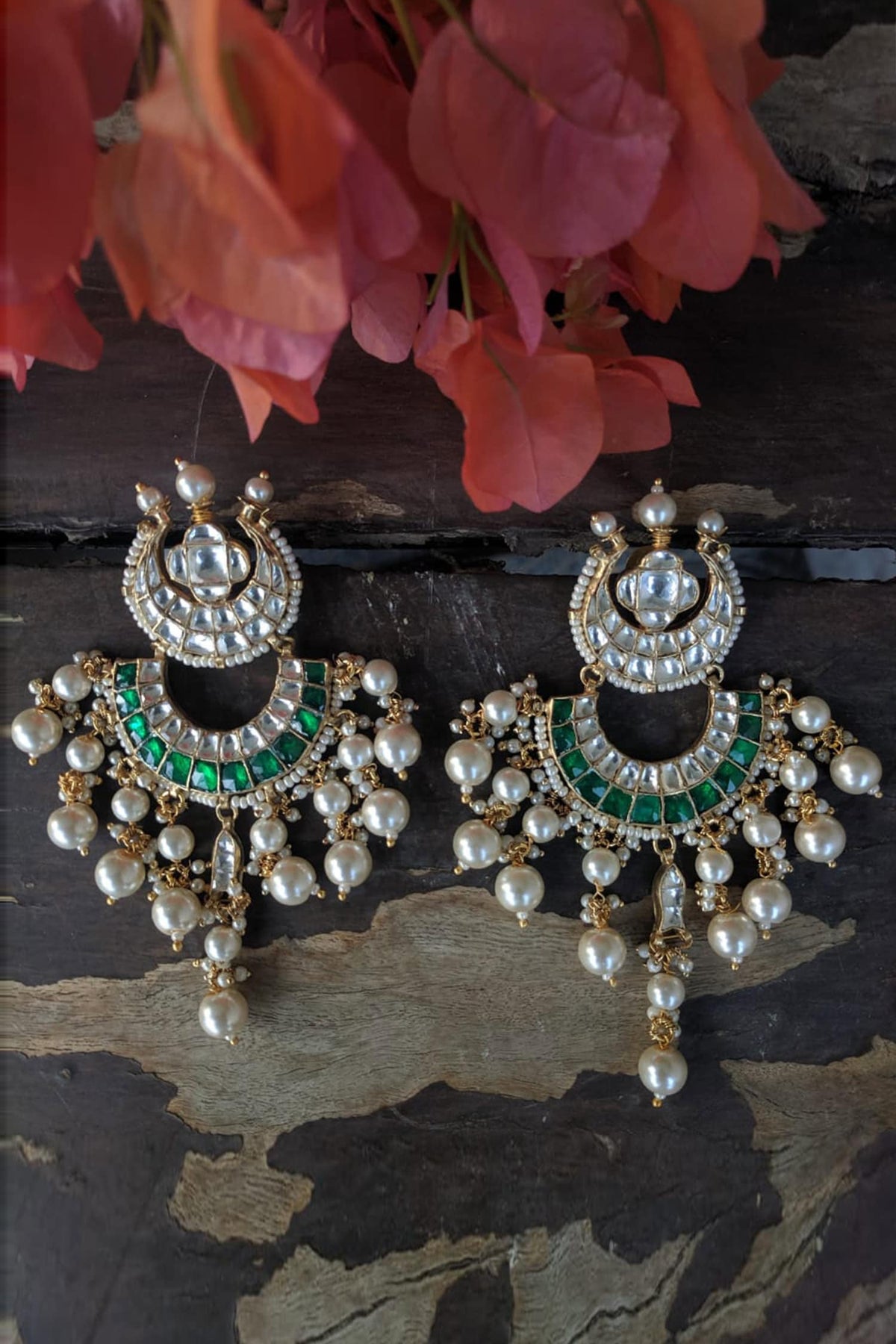 Bead Drop Tiered Chandbalis 