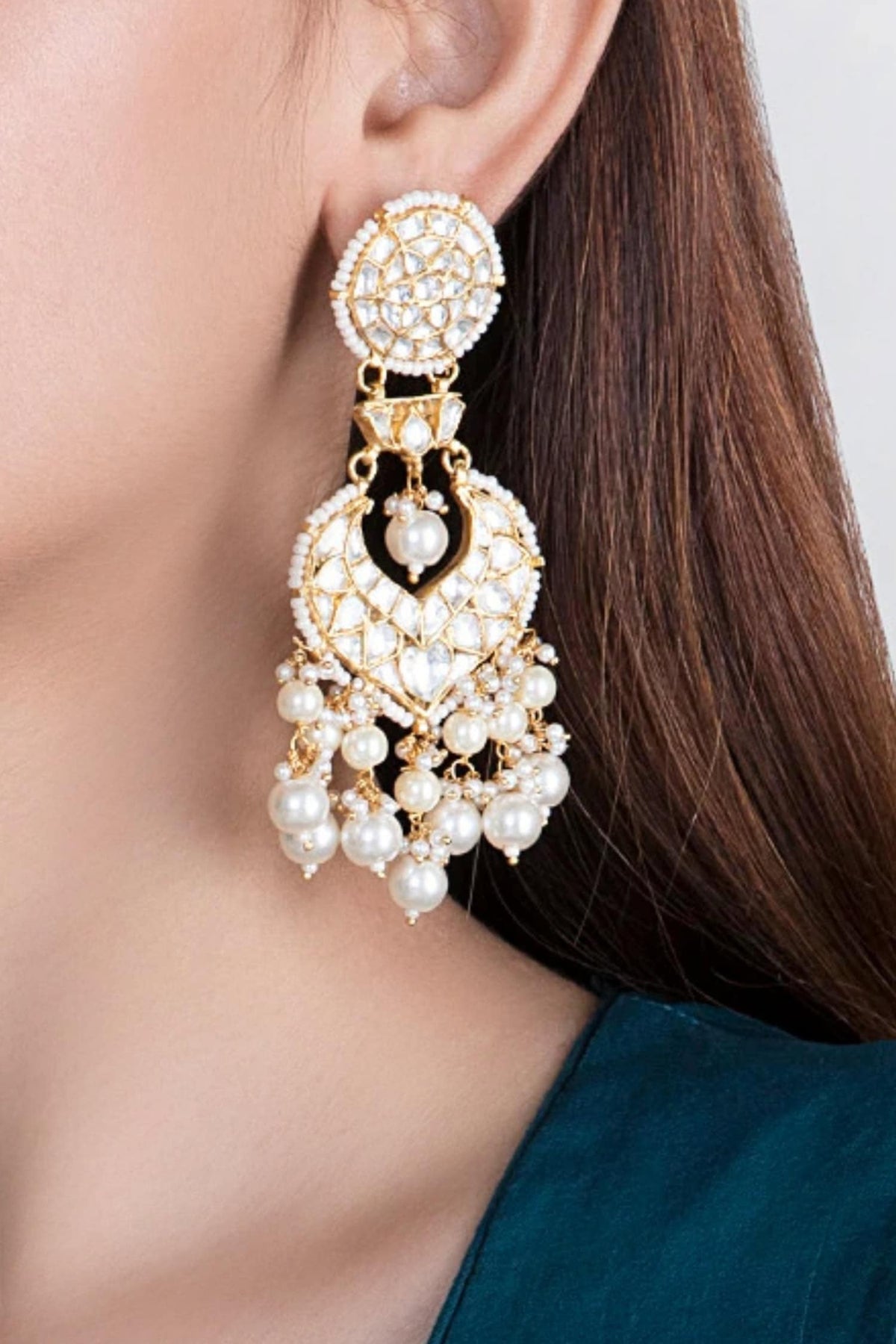 Floral Stone Danglers 