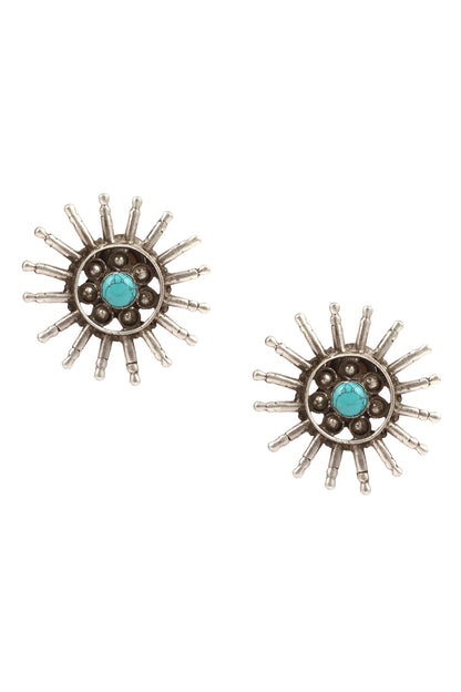 Stone Studded Ear Studs 