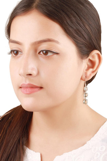 Stone Tiered Earrings 