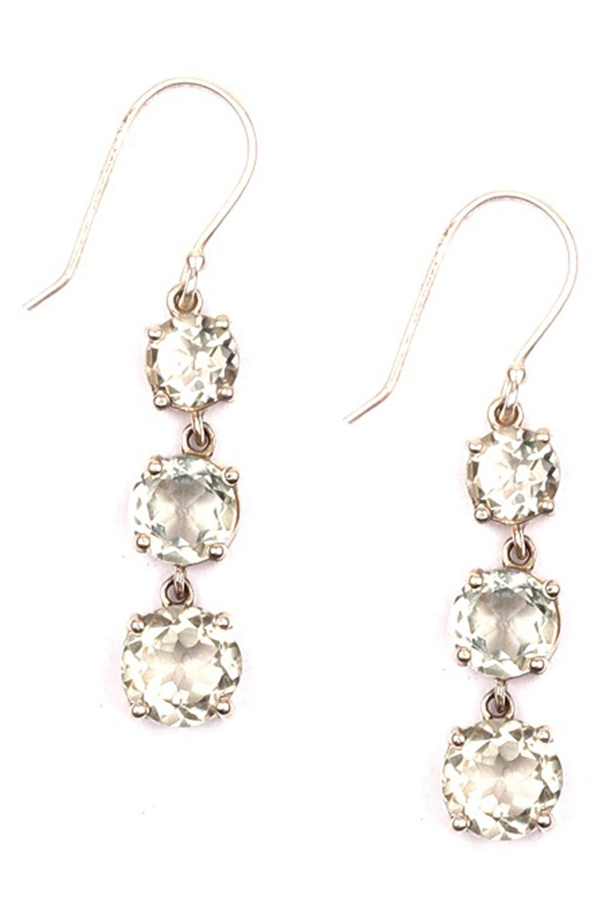 Stone Tiered Earrings 