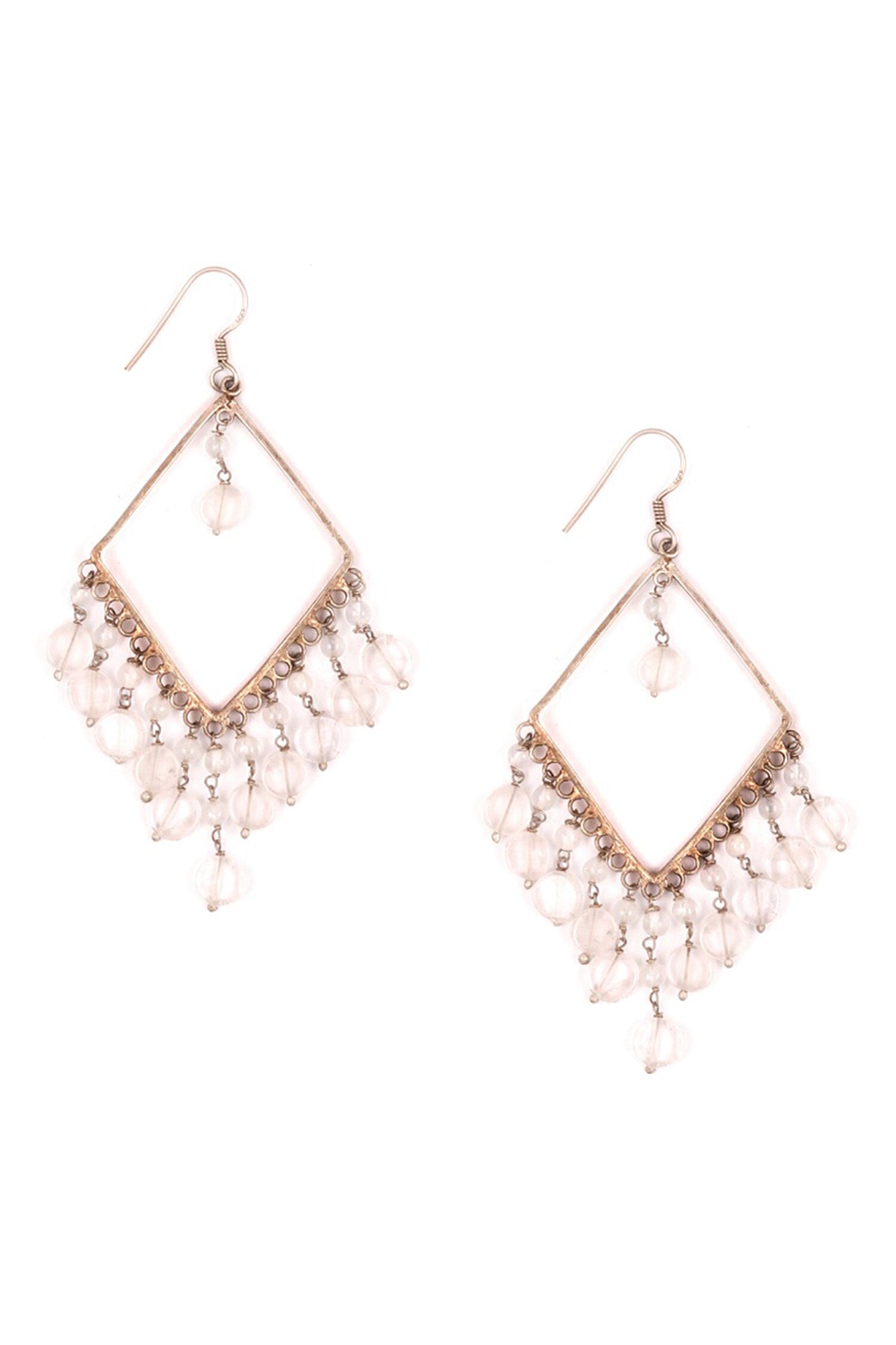 Stone Drop Dangler Earrings 