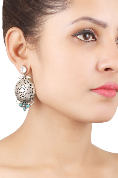 Floral Cutwork Earrings 