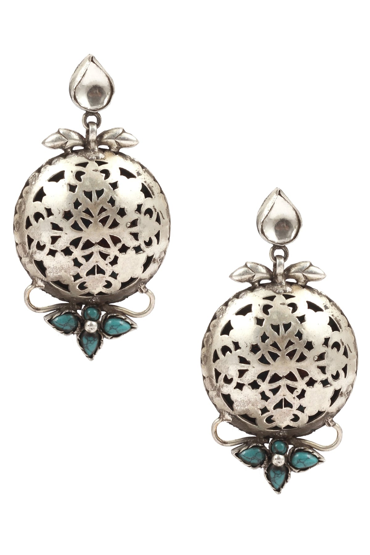 Floral Cutwork Earrings 