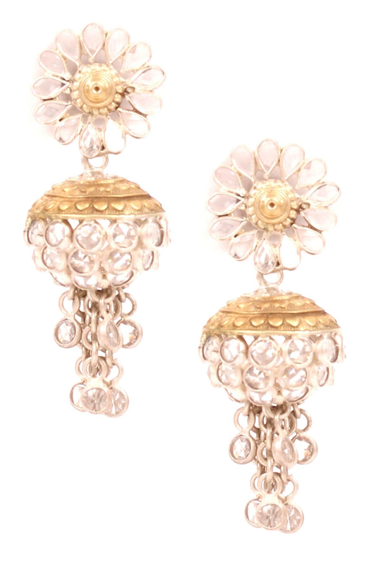 Stone Embellished Earrings 