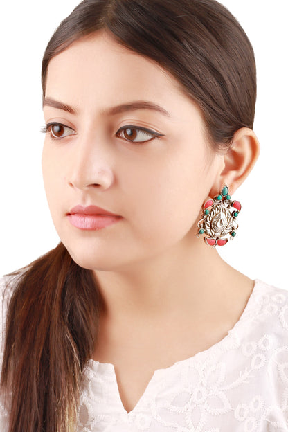 Stone Handcrafted Earrings 