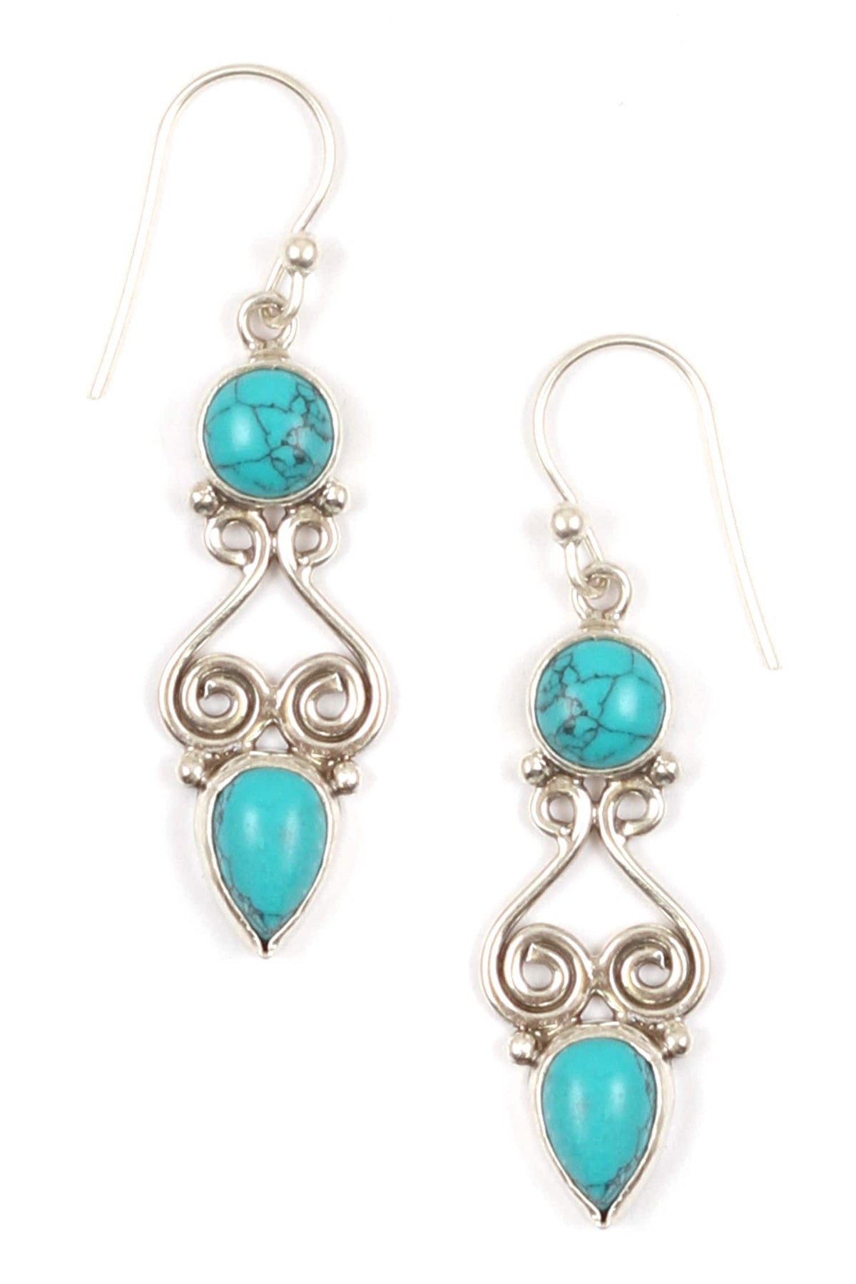 Stone Drop Earrings 