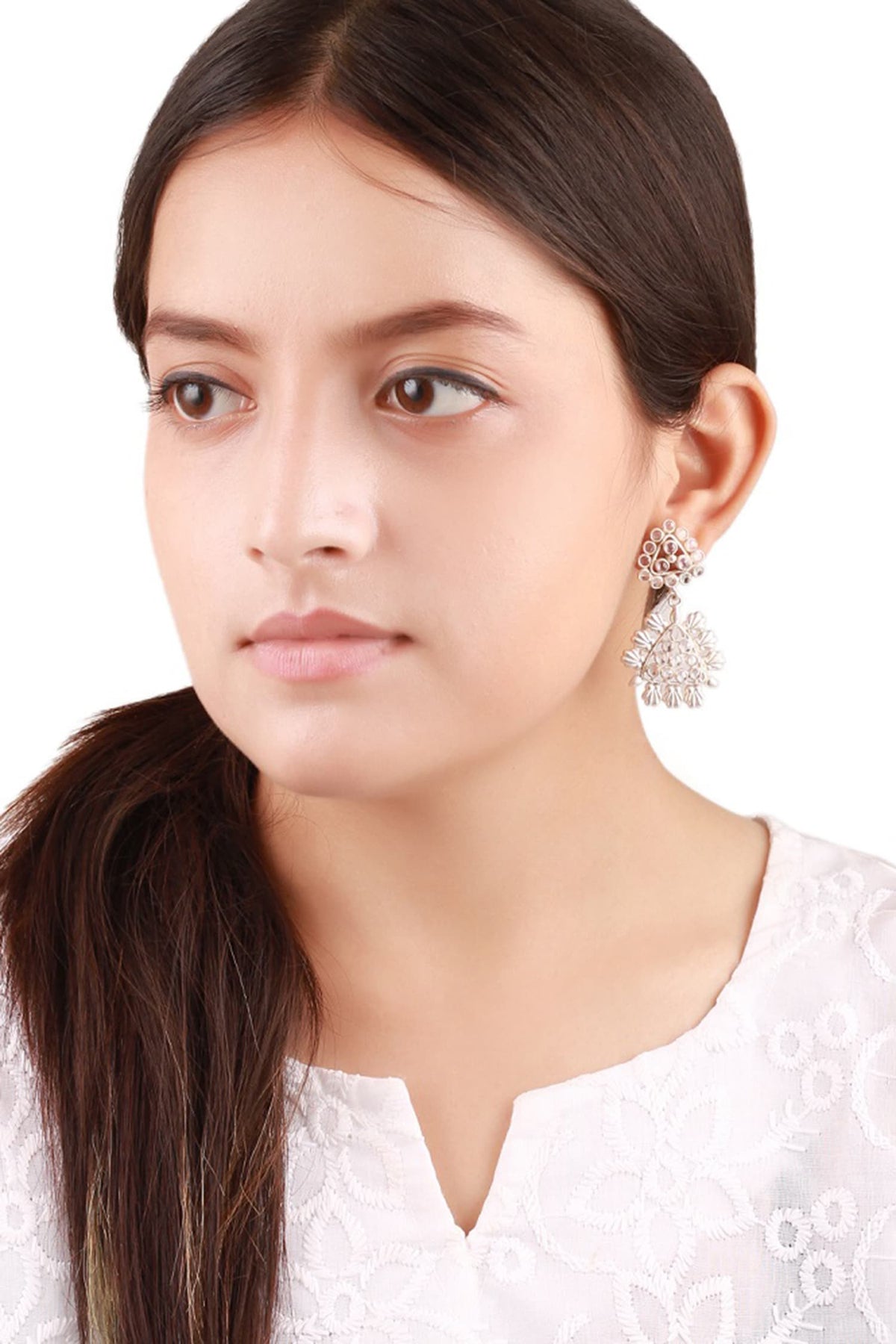 Studded Handcrafted Earrings 
