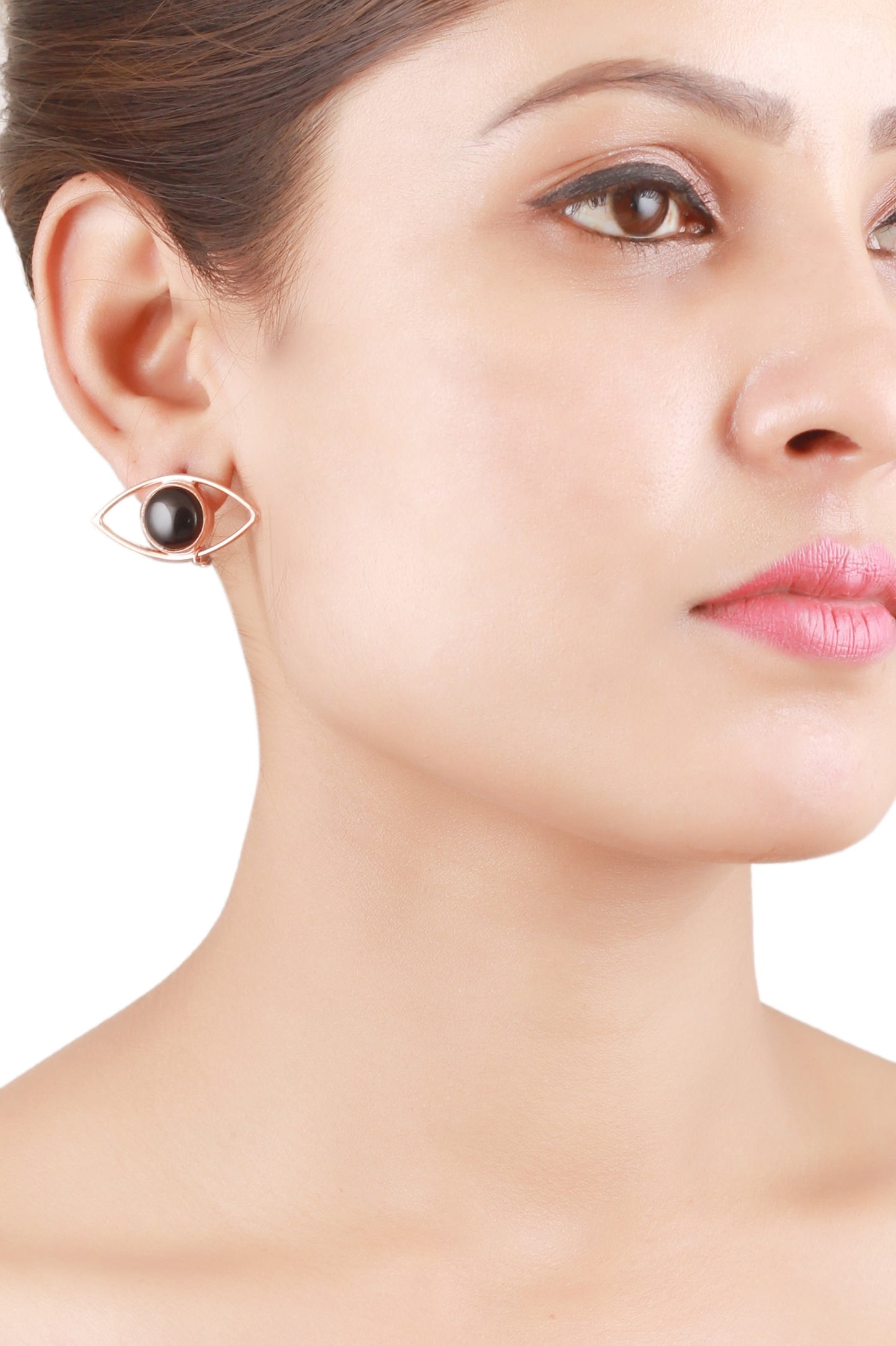 Eye Motif Ear Studs 
