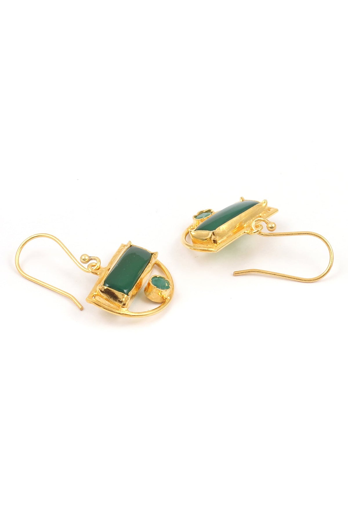 Handcrafted Geometric Motif Earrings 