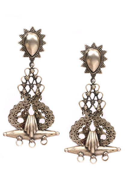 Handcrafted Carved Earrings 