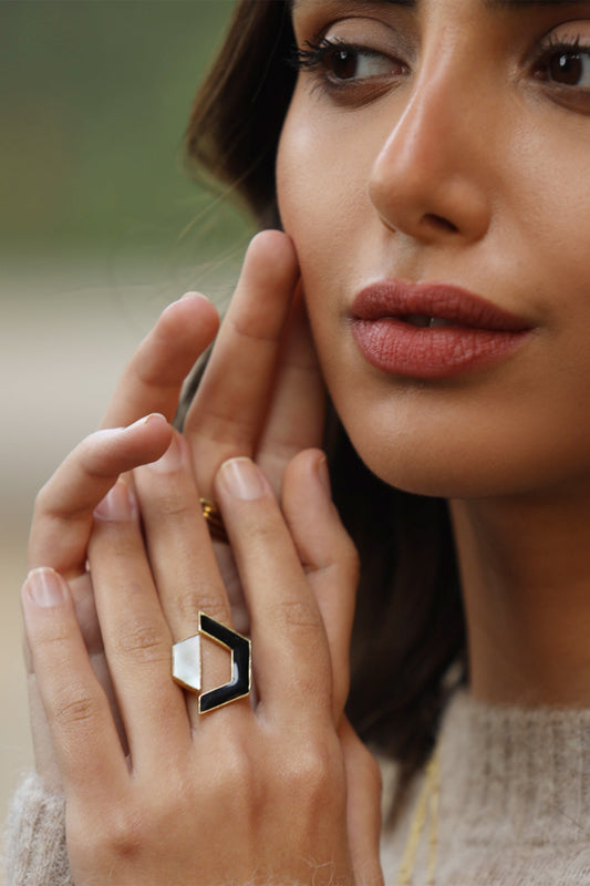 Lyza Geometric Shape Ring 
