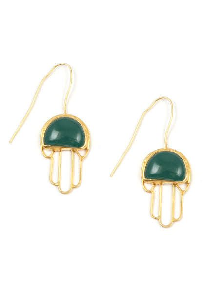 Stone Handcrafted Earrings 