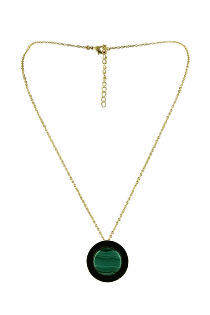 Alyssa Stone Embellished Pendant Necklace 