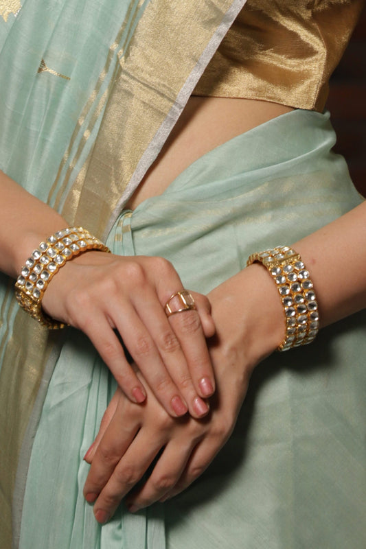 Geometric Stone Bangle - Single Pc 