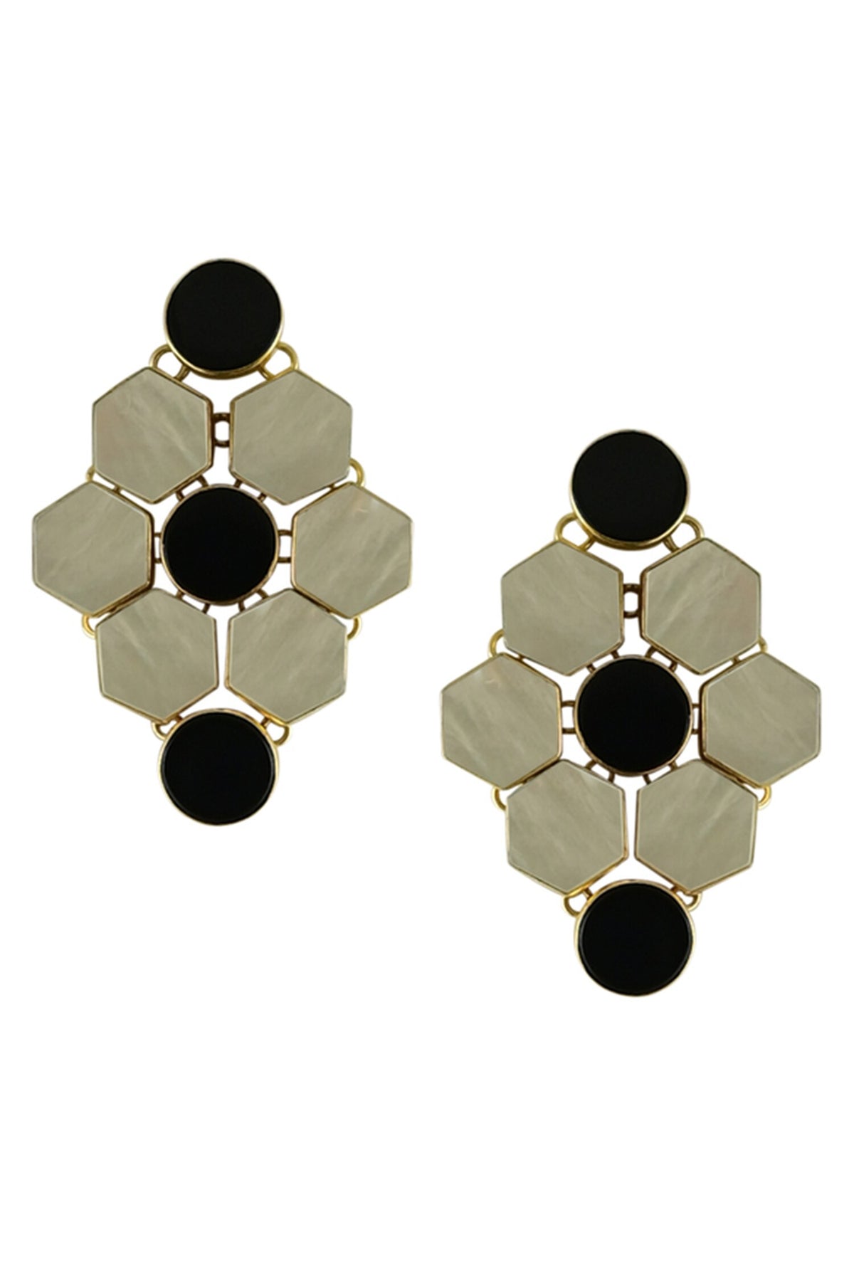 Inara Diamond Shaped Earrings 